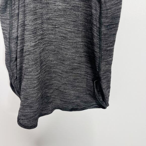 Lululemon Womens 2 Heather Gray Spacedye Racerback Scoop Neck Tank Top Workout - Picture 6 of 6